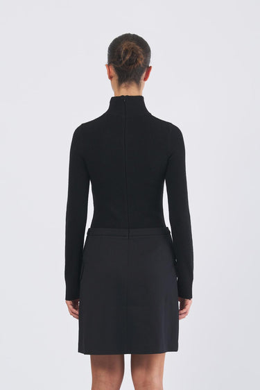 Abito ASHLEY  c/corpino in maglia ASHLEY 0700 NERO NENETTE 