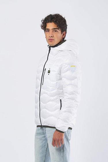 Giubbotto wave 25WBLUC03074-006355 100 BIANCO OTTICO BLAUER