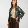 Kimono Emme Marella Emmatollo in Twill Stampato EMMATOLLO 261519104 002 FDO BLU/FIORE INDIANO EMME MARELLA 