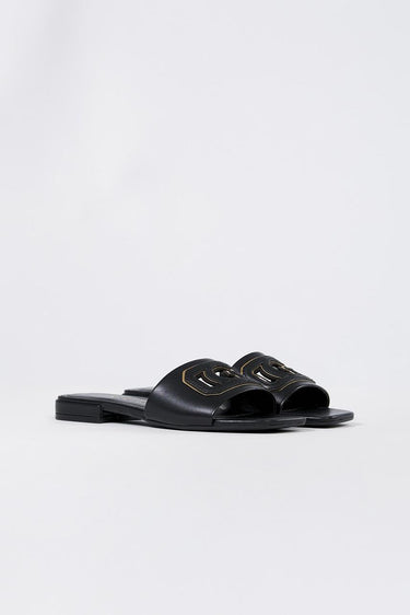 Sandalo tarisha FLJTAR LEA19 FLJTAR LEA19 BLACK/GOLD GUESS 