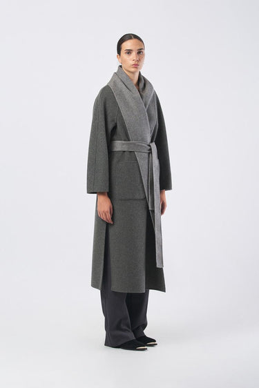 Cappotto CP0564150975 double bicolore CP0564150975 921 ARDESIA SEVENTY 