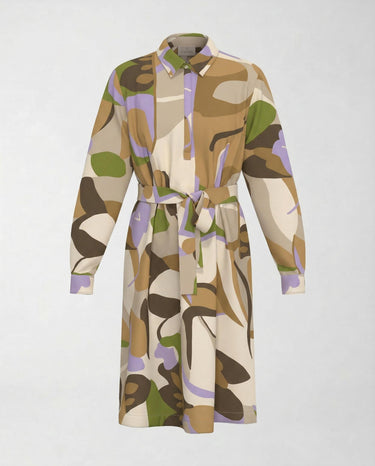 Abito Emme Marella Emmolmo in Popeline Stampato EMMOLMO 261522106 001 MACRO SABBIA EMME MARELLA 