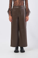 Pantalone AMATI 25297860236 ecopelle jersey AMATI 25297860236 001 VISONE 2 MAX MARA