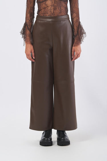 Pantalone AMATI 25297860236 ecopelle jersey AMATI 25297860236 001 VISONE 2 MAX MARA