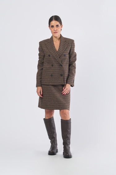 Blazer GERUSIA 25250460326 eff. shetland GERUSIA 25250460326 001 PIED DE POULE WEEKEND 