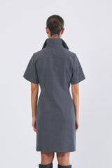 Abito CAPPA1 252322609 tela bistretch unito e disegnato CAPPA1 252322609 002 GRIGIO MELANGE MARELLA