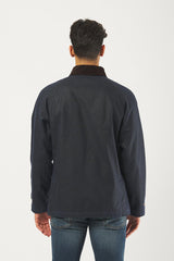 Giubbotto 7071 caban int. tartan 7071 NAVY MANIFATTURA CECCARELLI