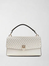 Borsa a tracolla Patsie con borchie HWZE99 19200 OFF WHITE GUESS