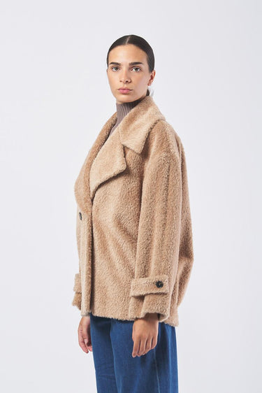 Giaccone EMILIA 252308609 spazzolino alpaca suri EMILIA 252308609 001 CAMMELLO MARELLA