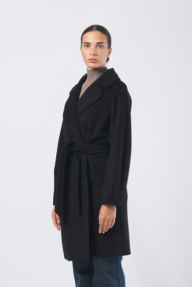 Cappotto CORTE 25250160626 drap di pura lana CORTE 25250160626 013 NERO WEEKEND 