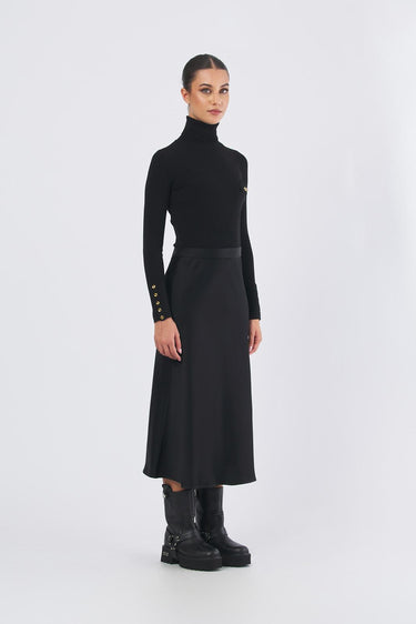 Abito AM06B56E2 di maglia AM06B56E2 110 NERO ELISABETTA FRANCHI 