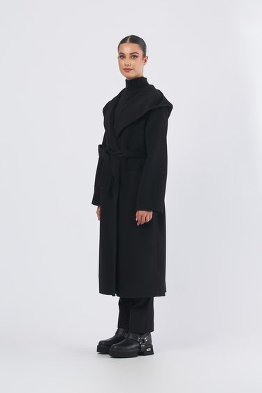 Cappotto ella 5BGL00 7125A A996 JET BLACK GUESS BY MARCIANO 