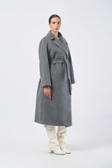 Cappotto TEMPERA 25250160826  orsetto lana/alpaca TEMPERA 25250160826 005 GRIGIO WEEKEND 