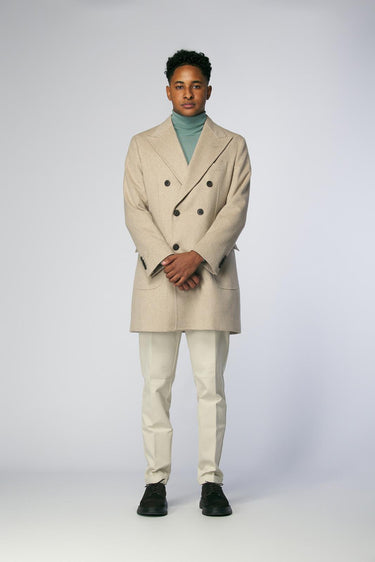 Cappotto Doppiopetto Beige