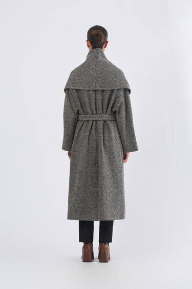 Cappotto ZENICA 25250160426  tweed lana/nylon ZENICA 25250160426 002 CHEVRON WEEKEND