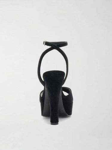 Sandali in suede Hitten FLPHIT SUE03 BLACK GUESS 