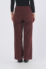 Pantalone DESTINO 252513605 velluto a coste stretch DESTINO 252513605 004 BORDEAUX EMME MARELLA 