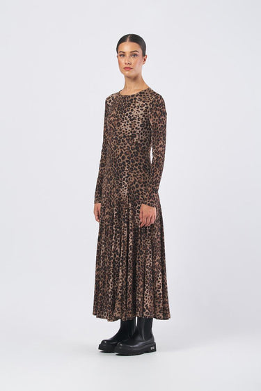 Abito jersey tulle unito e stampato MECENE 252362604 MECENE 252362604 008 NATURALE STAMPATO MARELLA 