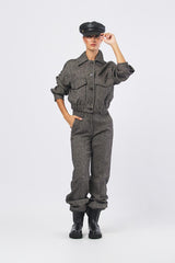 Giacca NILLA 252304605 diagonale misto lana effetto tweed NILLA 252304605 001 MARRONE/BEIGE MARELLA