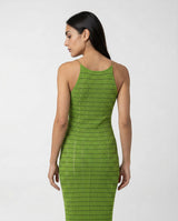 Abito in maglia Elisabetta Franchi Aderente AM29Q62E2 FA1 ALOE/NERO ELISABETTA FRANCHI 