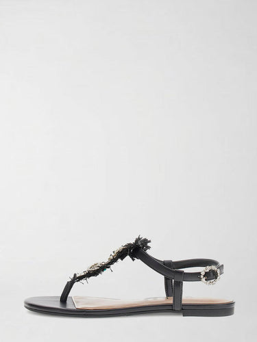 Sandalo Donna Elegante con Dettagli per l'Estate FLJTXX ELE03 BLACK GUESS 