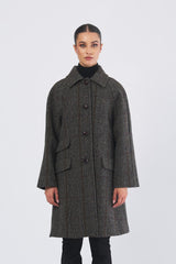 Cappotto PITONE 25250161126  tweed lana/nylon PITONE 25250161126 001 GALLES WEEKEND 