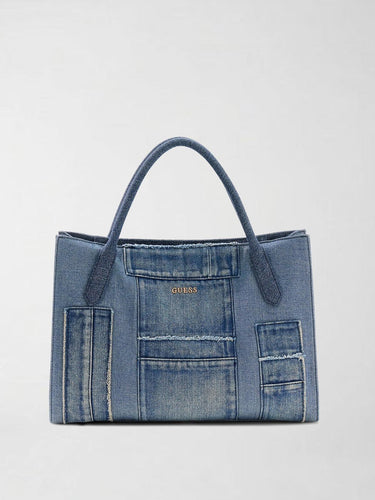 Borsa a mano Jodi Tote Blu Denim HWDM97 69220 DENIM MULTI GUESS 