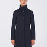 Cappotto LIZ 2521016013 drap lana LIZ 2521016013 007 BLU PENNY BLACK 