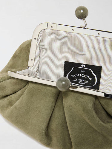 Borsa Pasticcino Bag Small in Suede WKAVALOIS 26155110146 015 FANGO WEEKEND 