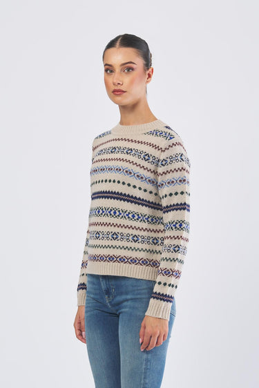Maglia QUIRITE 25253663026  filato alpaca/lana QUIRITE 25253663026 025 FAIRISLE WORK WEEKEND 