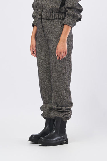 Pantalone TURBIGO 252313608 diagonale misto lana effetto tweed TURBIGO 252313608 001 MARRONE/BEIGE MARELLA