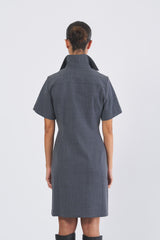 Abito CAPPA1 252322609 tela bistretch unito e disegnato CAPPA1 252322609 002 GRIGIO MELANGE MARELLA 