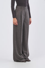 Pantalone ODILIA 252513610 flanella leggera misto lana ODILIA 252513610 007 NOCCIOLA EMME MARELLA 