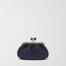 Borsa Pasticcino Bag piccola effetto rafia WKAPALMAS 26155111156 003 NAVY WEEKEND 