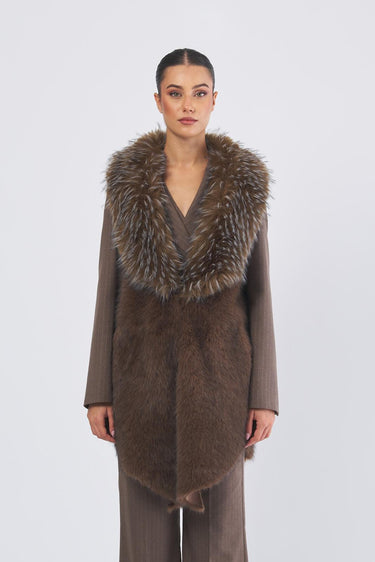 Gilet PIUMA lungo PIUMA 0605 T. MORO NENETTE