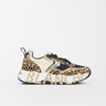 Sneaker 2017475-26 club105 2017475-26 3D31 LEOPARD-PLATINUM VOILE BLANCHE 