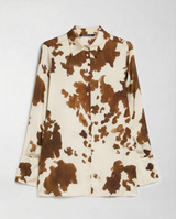 Camicia in Raso Fluido PBBALPE 26111111132 001 FONDO AVORIO PENNY BLACK 