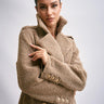 Cappotto laila W5BL62 W4190 G1L7 FOAMY TAUPE GUESS 