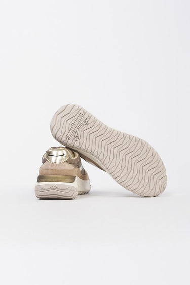 Sneaker 2019685-02 club act 2019685-02 4D67 LIGHT BROWN-GOLD VOILE BLANCHE