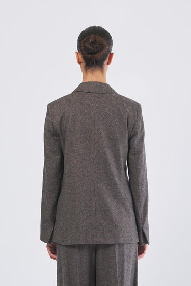 Blazer CALATE 252504607 flanella leggera misto lana CALATE 252504607 007 NOCCIOLA EMME MARELLA 