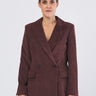 Blazer TOPAZIO 2525046102 velluto a coste stretch TOPAZIO 2525046102 004 BORDEAUX EMME MARELLA 