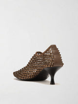 Pumps con strass R14 CONNIE CACAO STRATEGIA 