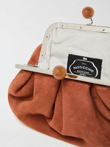 Borsa Pasticcino Bag Small in camoscio WKAVALOIS 26155110146 012 COCCIO WEEKEND 