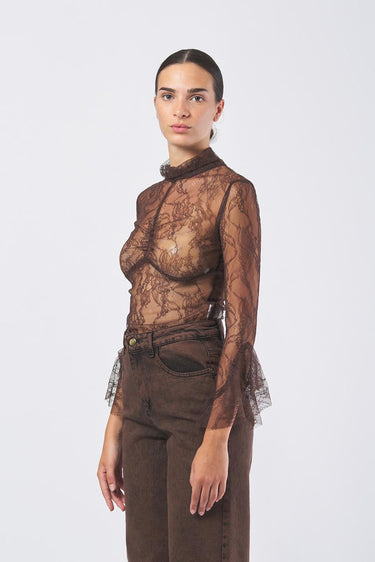 Maglia lupetto CFC0125259003 CFC0125259003 B401 CIOCCOLATO RINASCIMENTO