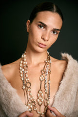 Collana JABOT 25257560656 multigiri perla JABOT 25257560656 001 BIANCO WEEKEND