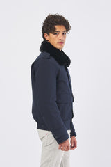 Giubbotto ward 25WBLUC05125-007283 888 BLU BLAUER