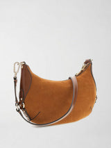 Mini tracolla in vera pelle Marsha HWSG95 01720 COGNAC GUESS 