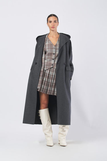 Cappotto CASSIA 25290160336 drap pura lana CASSIA 25290160336 080 URBAN GREY MAX MARA 