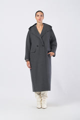 Cappotto CASSIA 25290160336 drap pura lana CASSIA 25290160336 080 URBAN GREY MAX MARA 