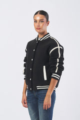 Bomber V5BL05 W0460 V5BL05 W0460 A996 JET BLACK GUESS ATHLEISURE DONNA